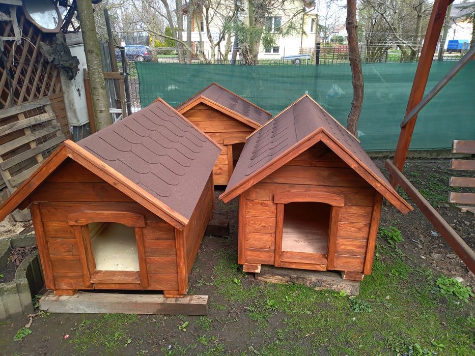 Duża Buda dla psa cała ocieplana