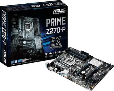 Материнська плата Asus Prime Z270-P (s1151, Intel Z270, PCI-Ex16)