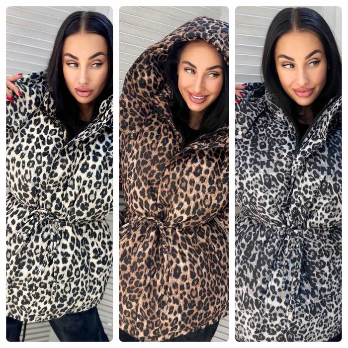 Куртка об‘ємна пуффер з капюшоном