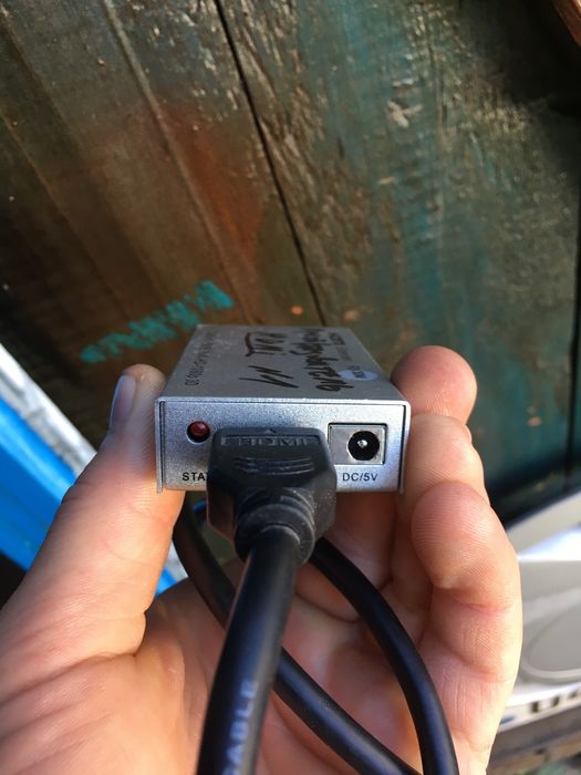 Одноканальный активный удлинитель HDMI сигнала по UTP кабелю. Дальност