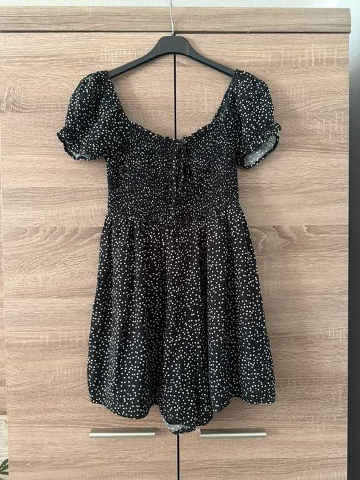 Kombinezon letni sukienka ze spodenkami na lato w kropki groszki S M