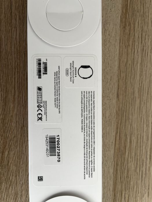 Apple watch series 8 45mm gps preto