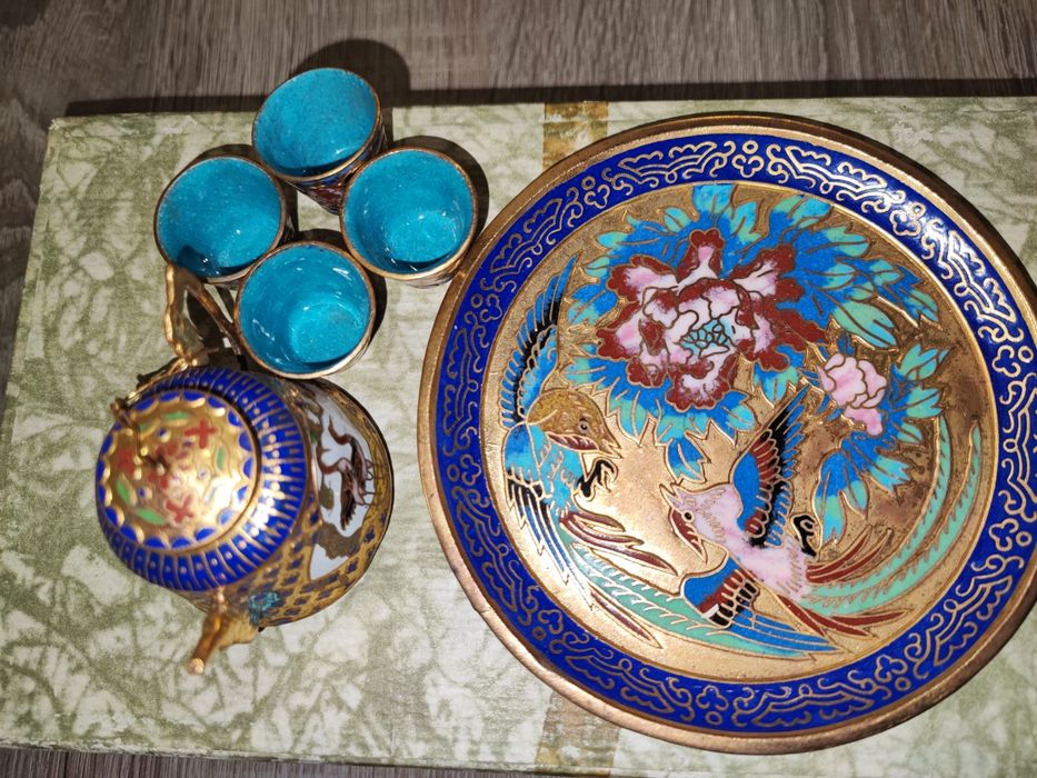 Conjunto em Cloisonné