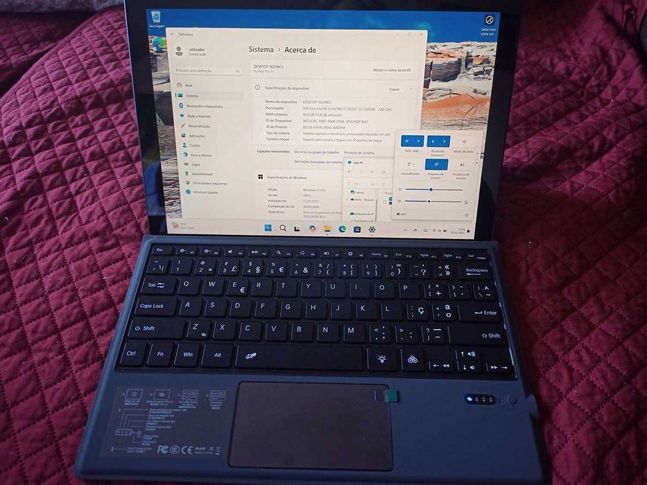 Super Surface pro 7 plus - I7 16 256GB Caneta - PROMOÇÃO