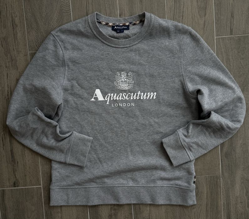 Світшот Aquascutum сірого кольору