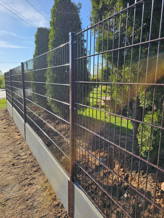 Panele ogrodzeniowe ogrodzenie WIŚNIOWSKI 2D 123cm 6/5/6 PROMOCJA 93zł