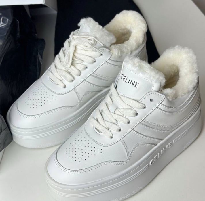 Buty białe, icieplane CELINE