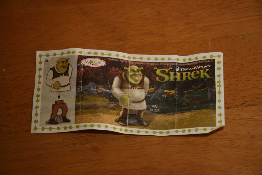 Kinder DE265, "Shrek" da Série Shrek