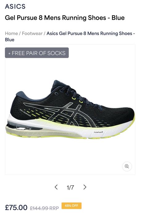 Кросівки бігові asics gel pursue 8 mens running shoes