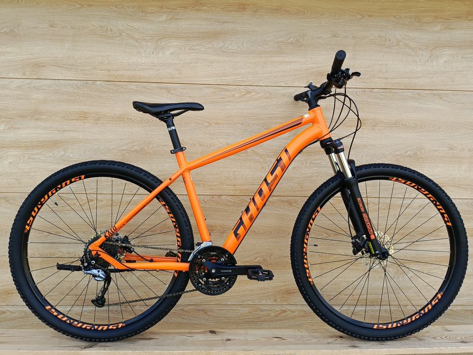Rower MTB ** Ghost Kato AL 4.9 ** Shimano Acera - 3x9 - Sr Suntour z blokadą - koła 29 cali - hydraulika -rozmiar L - stan bardzo dobry!