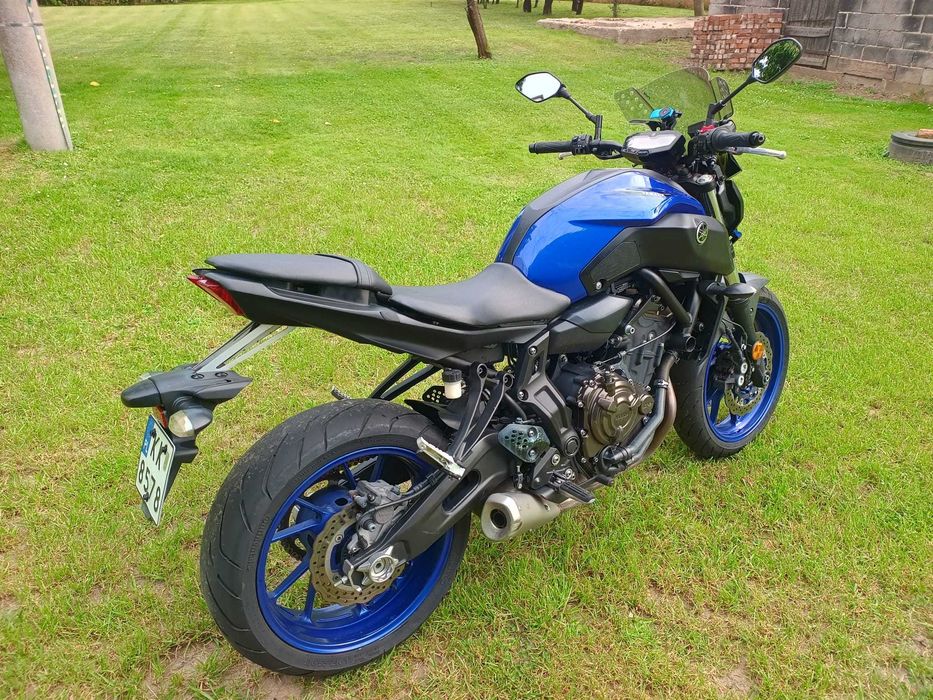 Yamaha MT-07, mt07, pełna moc, kufer, abs