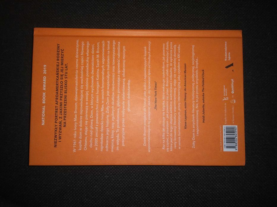 Dobra książka - Żółty dom Sarah M. Broom (P50)