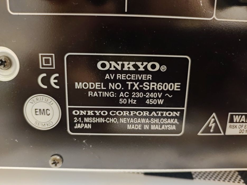 ONKYO TX-SR600E
Witam, mam do sprzedania sprawny amplituner O