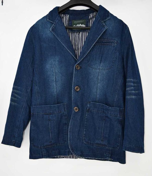 Jeansowa marynarka męska L