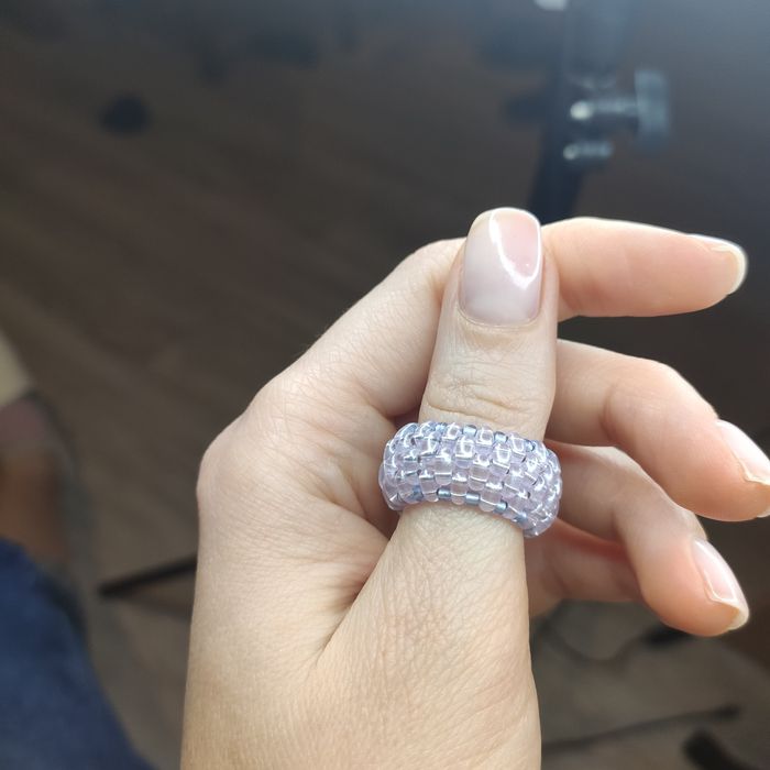 Pierścionek z koralików