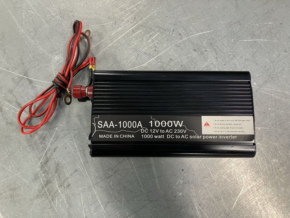 Przetwornica samochodowa 12v/230v 500w/1000w przyczepa kempingowa kamper
