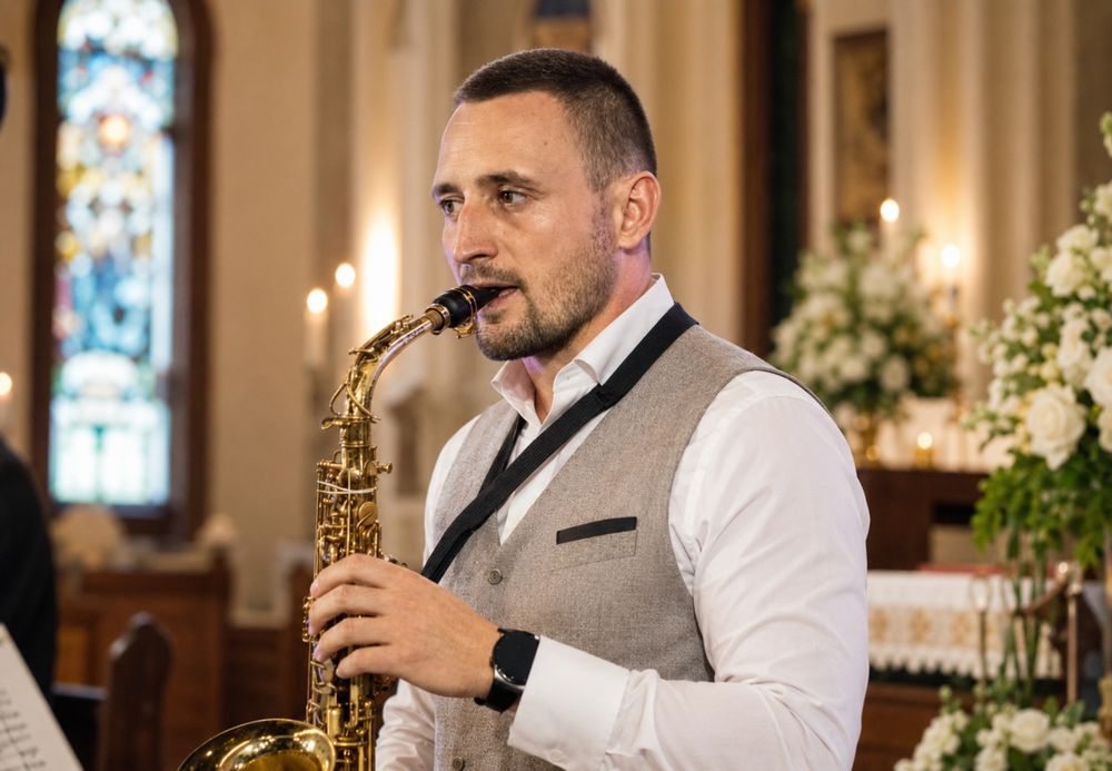 Saksofon na śluby wesela