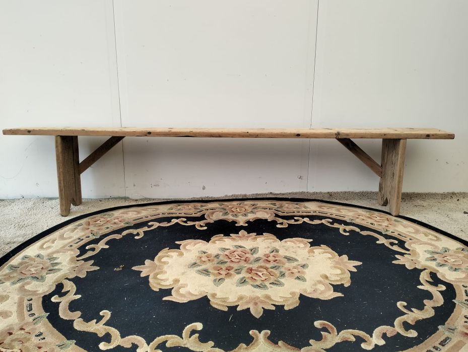 Ławka stara drewniana mocna 250cm