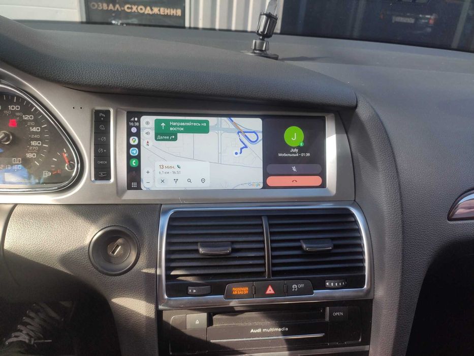 Штатная магнитола  для Audi Q7 память 8+64G, экран 10.25 CarPlay