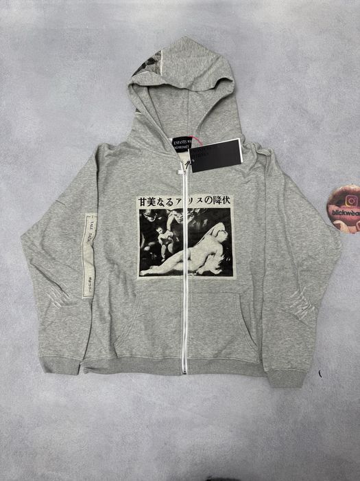 зип худи Enfants Riches deprimes Grey Asseblage M L vetements rick owe