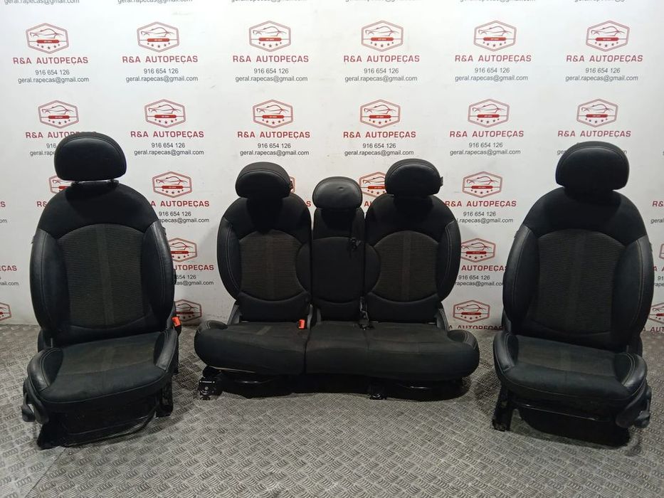 Conjunto de Bancos Mini Countryman R60 em Pele Tecido Original