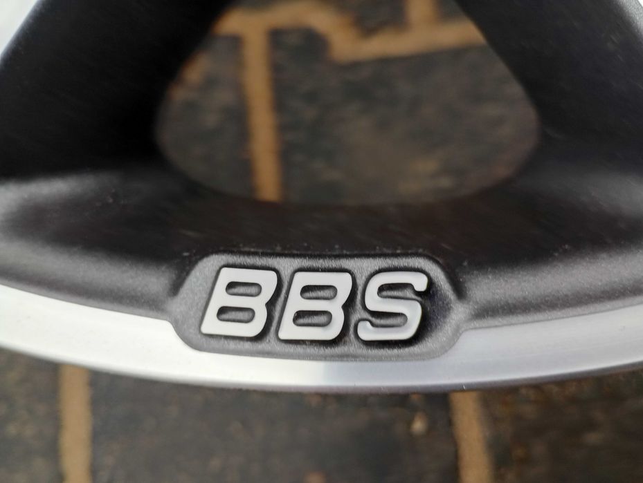 BBS SR Graphite 7,5Jx17H2 5x112 ET35  SR004 + czujniki  IDEALNY STAN