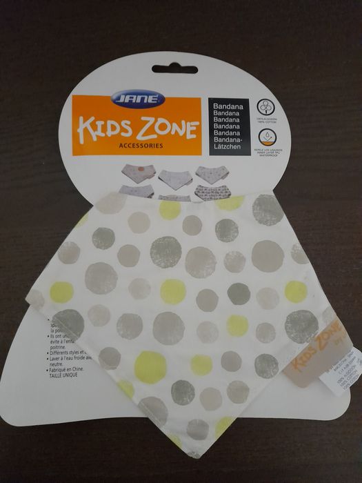 Babete bandana Jané - Novo (varios padrões disponíveis em fotos)