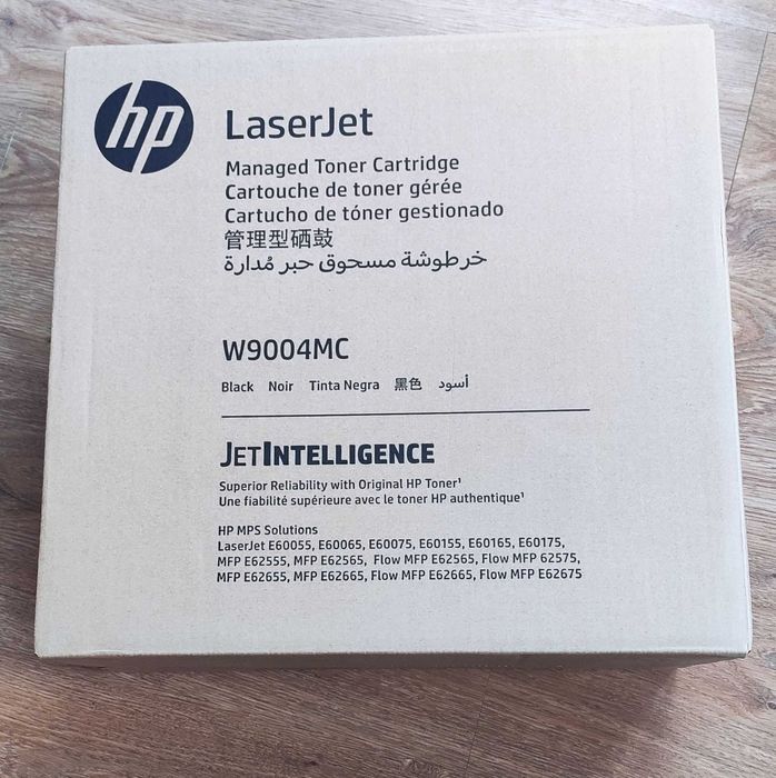 Oryginalny nowy toner HP W9004MC z hologramem E60155 E62655
