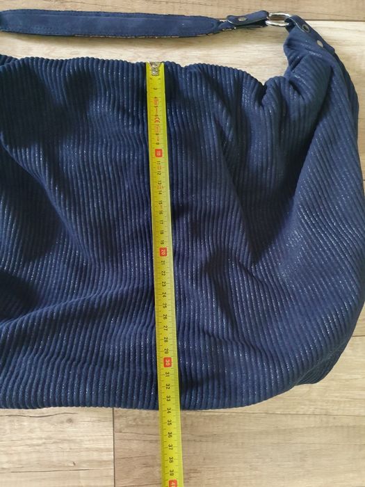 RESERVED Granatowa duża torba na ramię