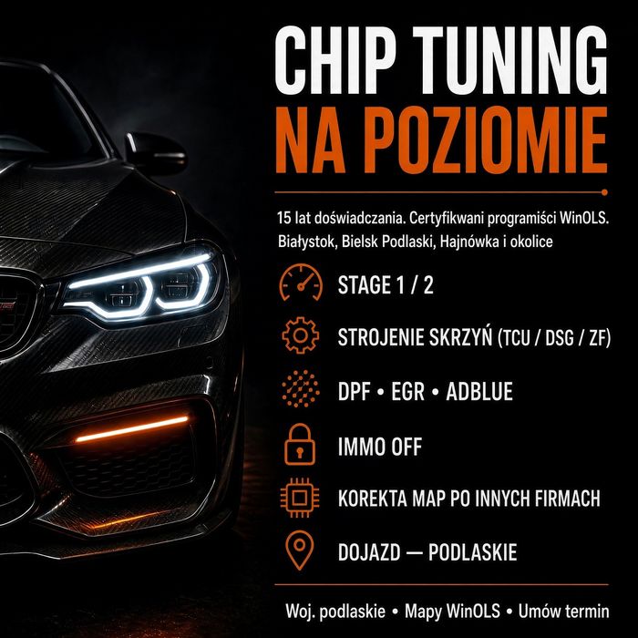 chip tuning chiptuning EKO MAPY Białystok białystok bielsk podlaski hajnówka podniesienie mocy stage 1 stage 2 dpf egr adblue scr dojazd do klienta