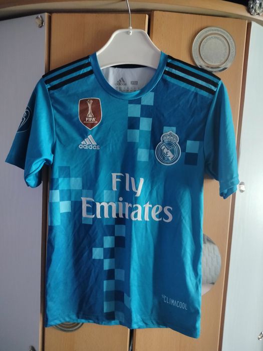 Turkusowa trzecia koszulka Realu Madryt  Ronaldo z sezonu 2017-2018