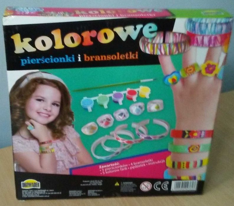 zrób kolorowe pierścionki i bransoletki nowe