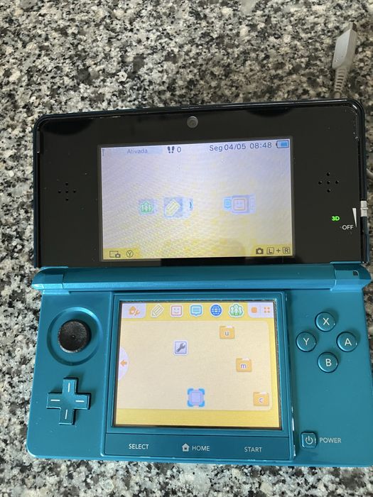 Nintendo 3ds com jogos e bolsa