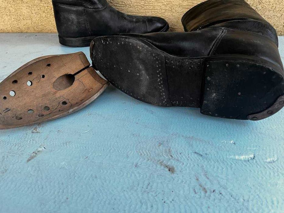 Oficerki skórzane buty oficerskie