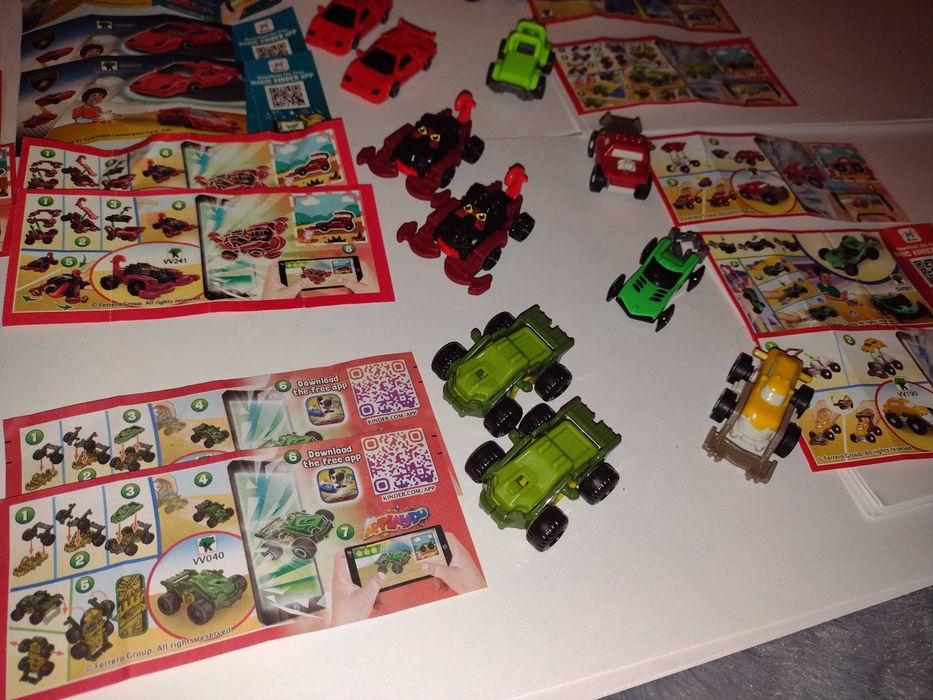 Zabawki Kinder niespodzianka seria auta