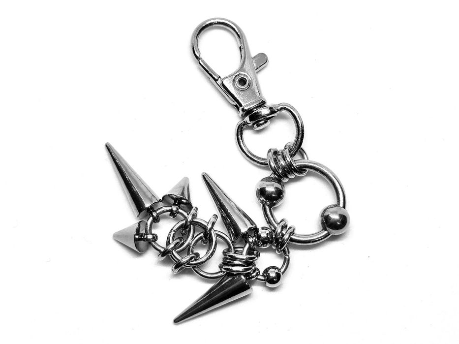 Breloczek Chainmaille, Pure Punk / Black Metal / Rivethead Vibe, Goth