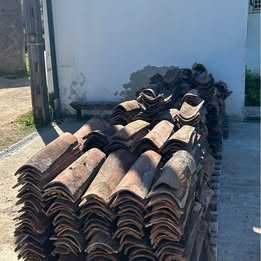 100 m2 Telhas antigas de Canudo