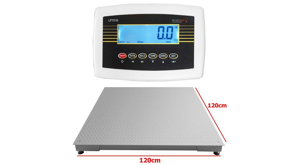 Rolnicza Waga Platformowa Rolnicza Paletowa 1,2x1,2 3T 5T SOLIDNA