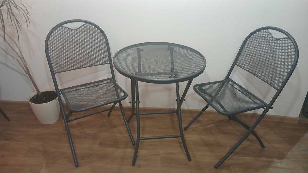 Продаж комплекту садових меблів 1 стіл, 2 стільці