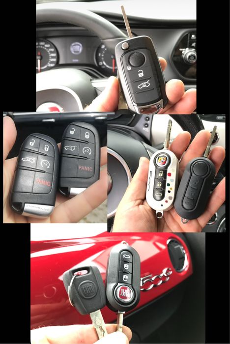 Kluczyk Fiat, Iveco, Alfa Romeo, programowanie, zgubione, stacyjki
