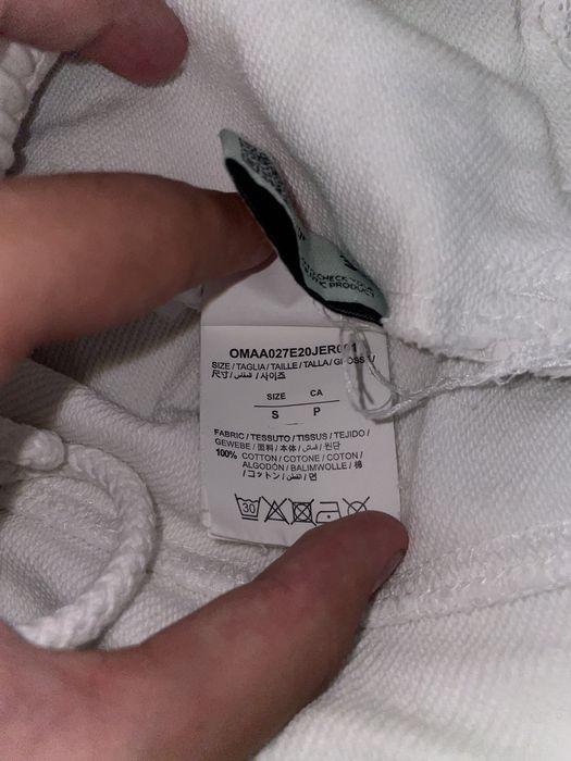 Шорти Off-white arrow sticker sweatshorts white