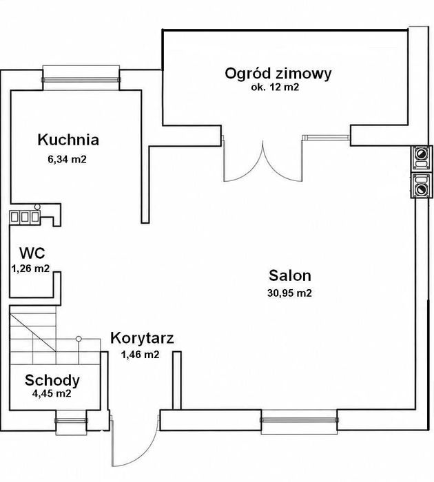 Dwupoziomowy lokal z ogrodem zimowym, ogrodem i strychem | BEZ CZYNSZU