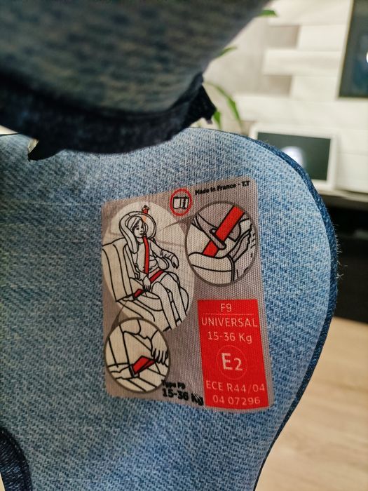 Cadeira auto Universal -  Homologada  9-36kg