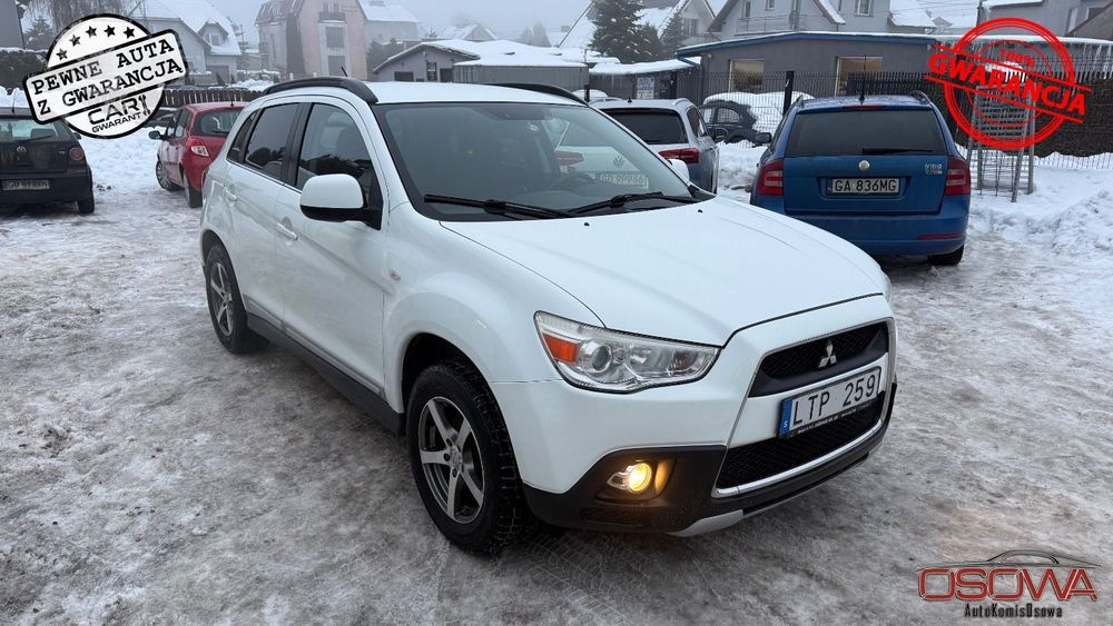 Mitsubishi ASX 1.8DID 150 KM klimat podgrzewane fotele full serwis zadbany 1.rok .gwa