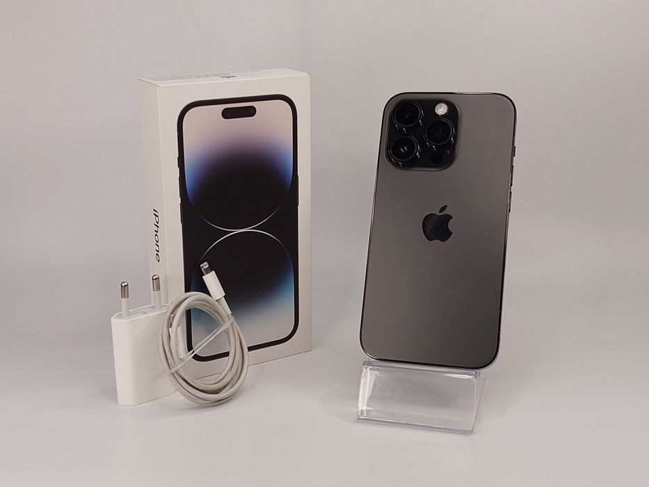 iPhone 14 Pro 128 GB, 79%, Szary— Bardzo Dobry Stan
