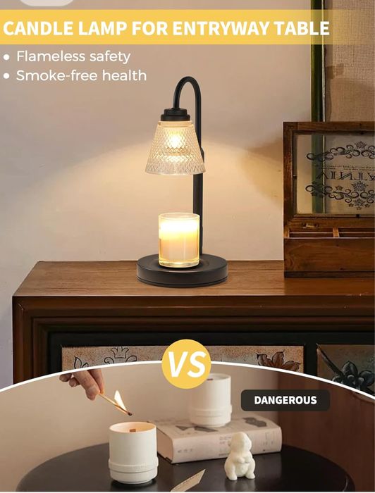 Лампа для підігріву свічок з таймером креативний подарунок на свята