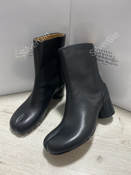 Ботинки Maison Margiela Tabi Чоботи Сапоги шкіряні Maison Margiela