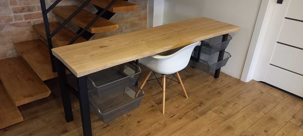 Biurko monolit Jesion