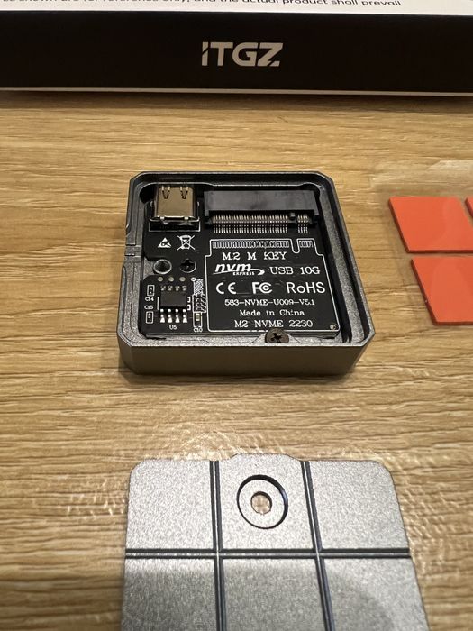 Зовнішній жорсткий диск, алюмінієвий M.2 NVME 2230 SSD