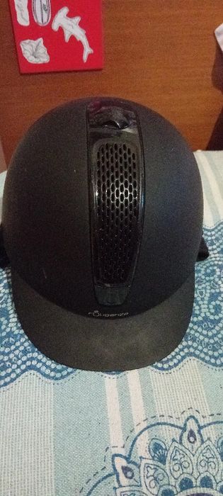 Capacete/toque de equitação